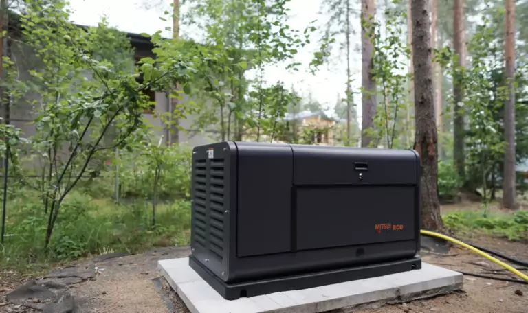 Установка газового генератора для дома Митсуи